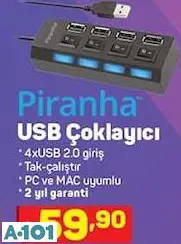 PİRANHA USB ÇOKLAYICI PİRANHA USB ÇOKLAYICI